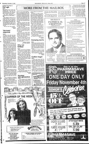 The Review Wed, November 2, 1988 (Page 7)