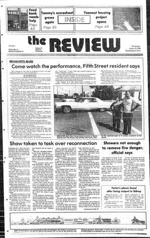 The Review Wed, August 24, 1988 (Page 1)