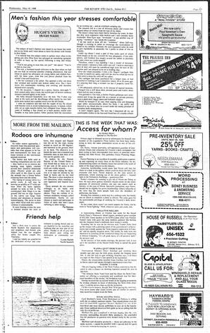 The Review Wed, May 18, 1988 (Page 5)