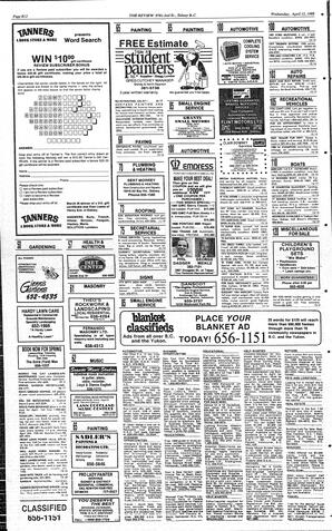 The Review Wed, April 13, 1988 (Page 30)