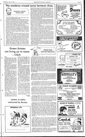 The Review Wed, April 13, 1988 (Page 5)