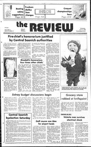 The Review Wed, April 13, 1988 (Page 1)