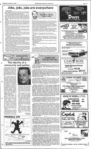 The Review Wed, February 24, 1988 (Page 5)