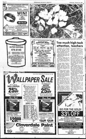 The Review Wed, February 24, 1988 (Page 2)