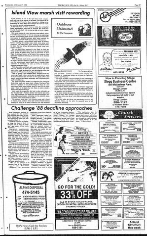 The Review Wed, February 17, 1988 (Page 23)