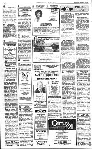 The Review Wed, February 10, 1988 (Page 30)