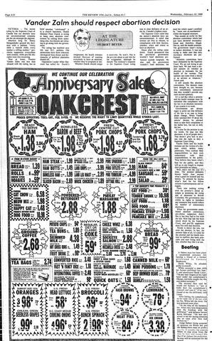 The Review Wed, February 10, 1988 (Page 10)