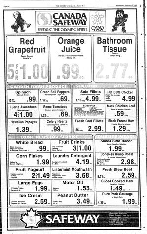 The Review Wed, February 3, 1988 (Page 20)