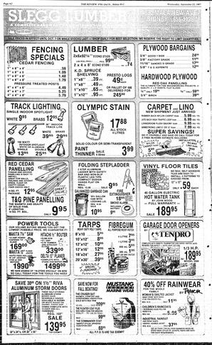 The Review Wed, September 23, 1987 (Page 2)