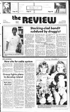 The Review Wed, September 23, 1987 (Page 1)