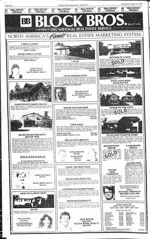 The Review Wed, August 19, 1987 (Page 22)