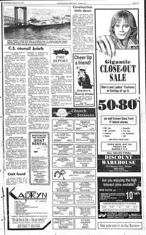 The Review Wed, August 19, 1987 (Page 9)
