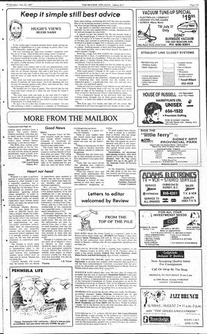The Review Wed, July 22, 1987 (Page 5)