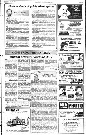The Review Wed, May 13, 1987 (Page 5)
