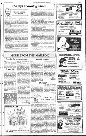 The Review Wed, May 6, 1987 (Page 7)
