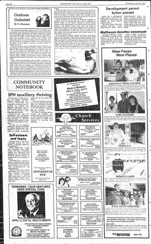The Review Wed, April 22, 1987 (Page 24)