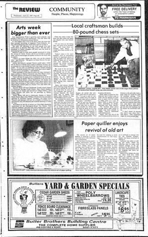 The Review Wed, April 22, 1987 (Page 17)