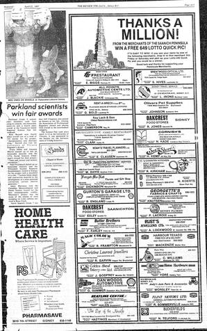 The Review Wed, April 22, 1987 (Page 15)