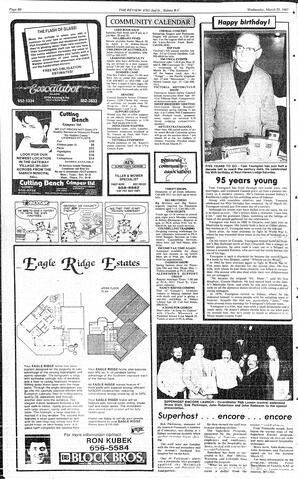 The Review Wed, March 25, 1987 (Page 20)