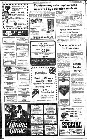 The Review Wed, February 11, 1987 (Page 10)