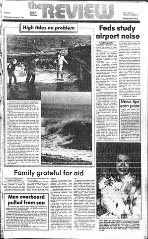 The Review Wed, January 7, 1987 (Page 1)