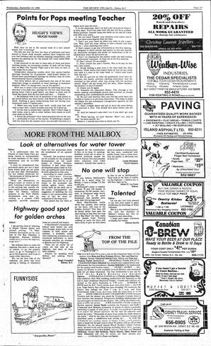 The Review Wed, September 10, 1986 (Page 5)