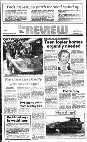 The Review Wed, September 3, 1986 (Page 1)
