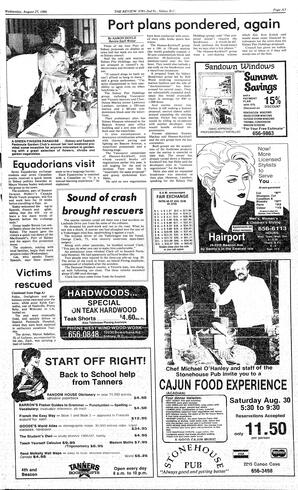 The Review Wed, August 27, 1986 (Page 3)