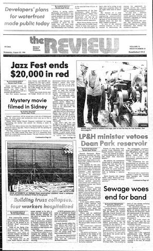 The Review Wed, August 20, 1986 (Page 1)