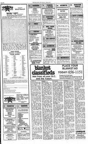 The Review Wed, August 6, 1986 (Page 18)