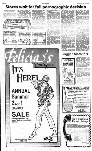 The Review Wed, July 16, 1986 (Page 2)