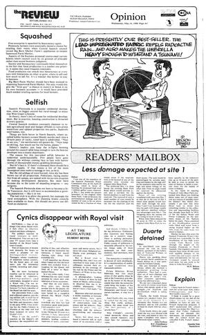 The Review Wed, May 14, 1986 (Page 4)
