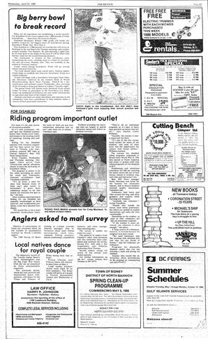 The Review Wed, April 23, 1986 (Page 15)