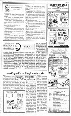 The Review Wed, April 16, 1986 (Page 5)
