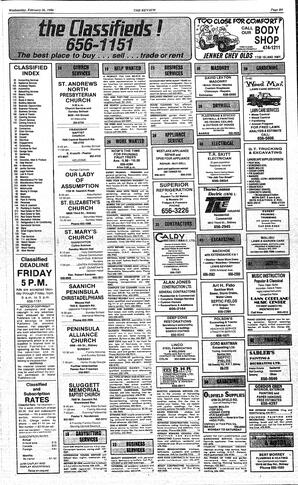 The Review Wed, February 26, 1986 (Page 21)