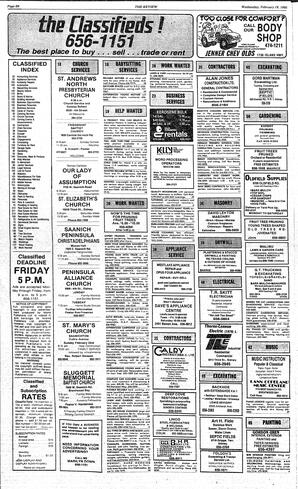 The Review Wed, February 19, 1986 (Page 18)