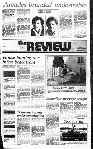 The Review Wed, February 19, 1986 (Page 1)