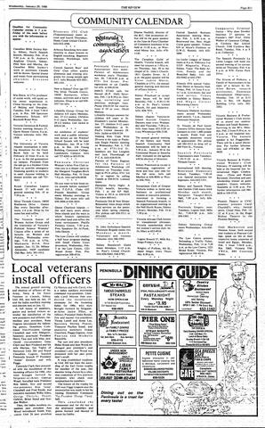 The Review Wed, January 29, 1986 (Page 25)