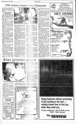 The Review Wed, January 29, 1986 (Page 17)