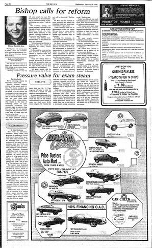 The Review Wed, January 29, 1986 (Page 16)