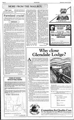 The Review Wed, January 29, 1986 (Page 6)