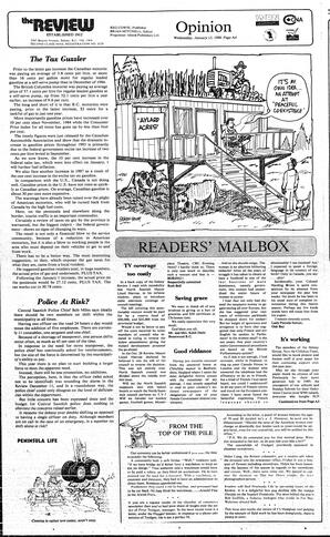 The Review Wed, January 15, 1986 (Page 4)