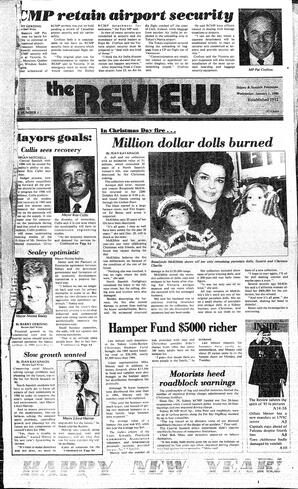 The Review Wed, January 1, 1986 (Page 1)