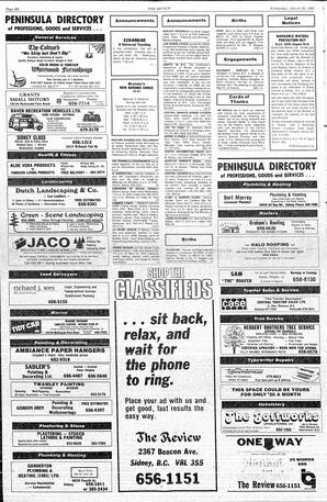 The Review Wed, March 30, 1983 (Page 20)