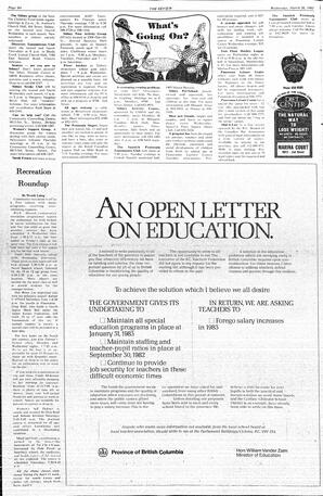 The Review Wed, March 30, 1983 (Page 16)
