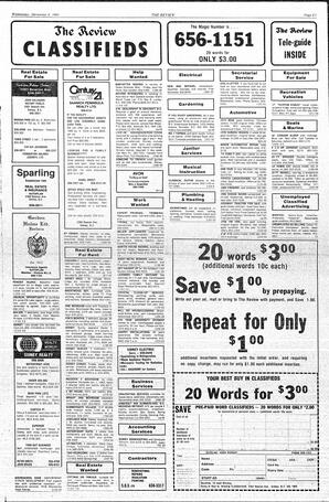 The Review Wed, December 8, 1982 (Page 23)