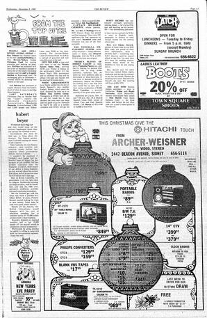 The Review Wed, December 8, 1982 (Page 5)