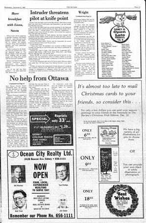 The Review Wed, December 8, 1982 (Page 3)