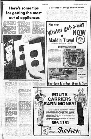 The Review Wed, September 29, 1982 (Page 29)