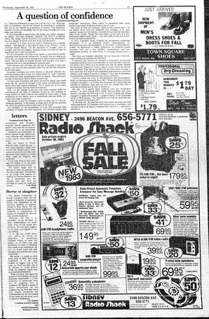 The Review Wed, September 29, 1982 (Page 5)
